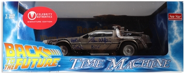 ''Back to the Future'' Cast-Signed DeLorean